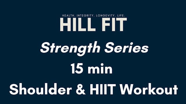 15 Min Shoulder & HIIT Workout