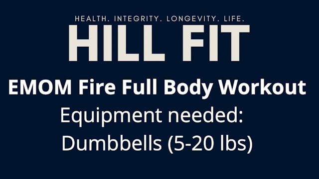 September EMOM FIRE FULL BODY WORKOUT