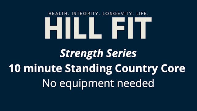 10 Min Standing Country Core