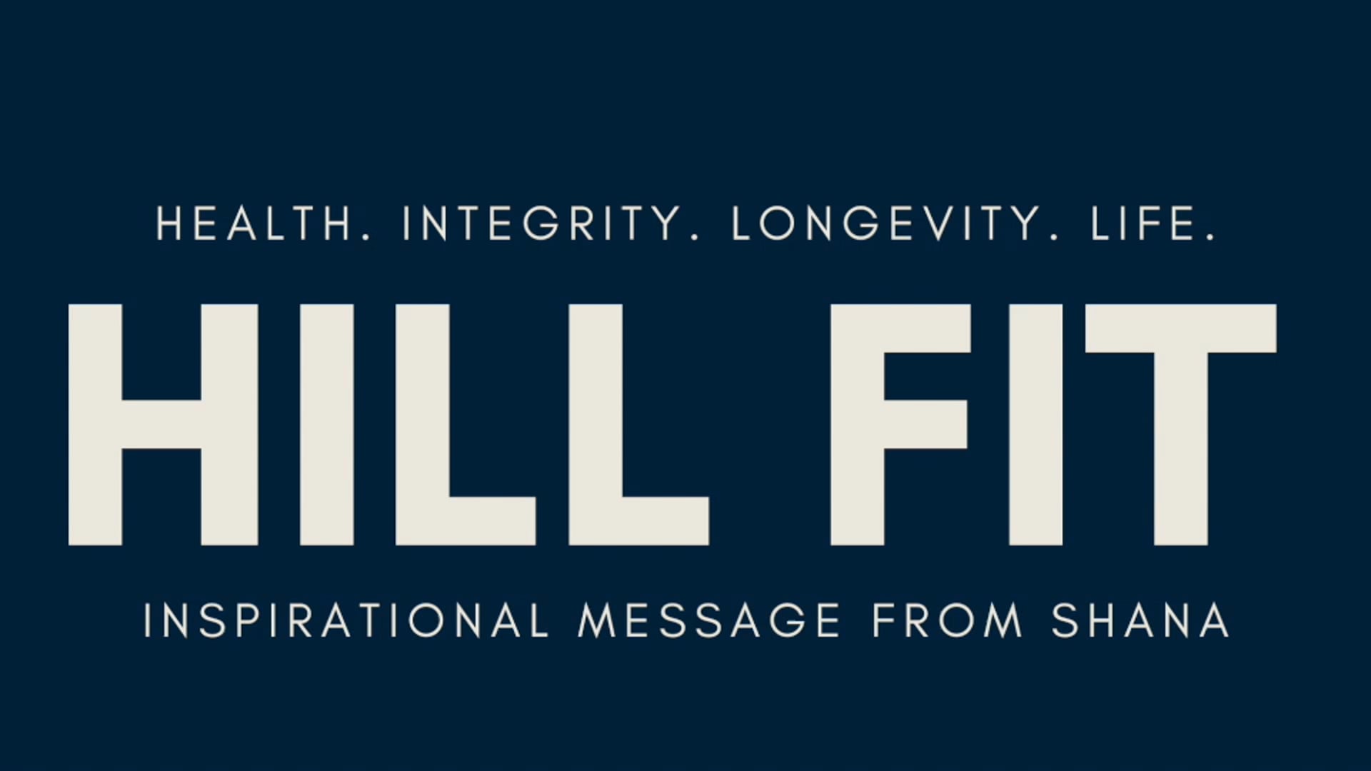 Week of Nov 2nd Inspirational Message from Shana