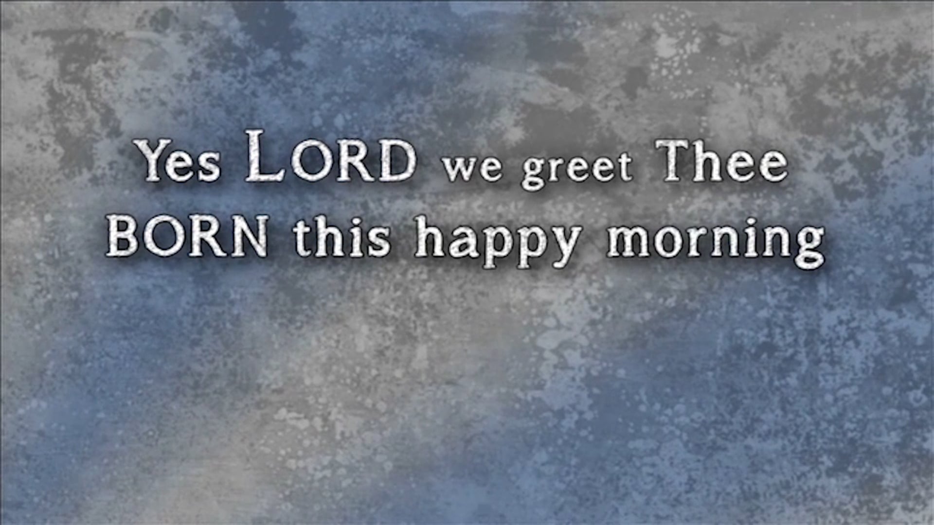 O Come Let Us Adore Him (BACKING)