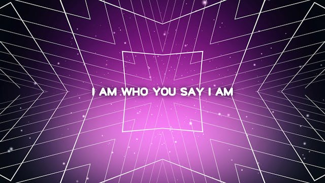 Who You Say I Am-BACKING