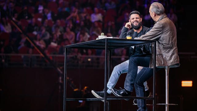 Brian Houston with Steven Furtick