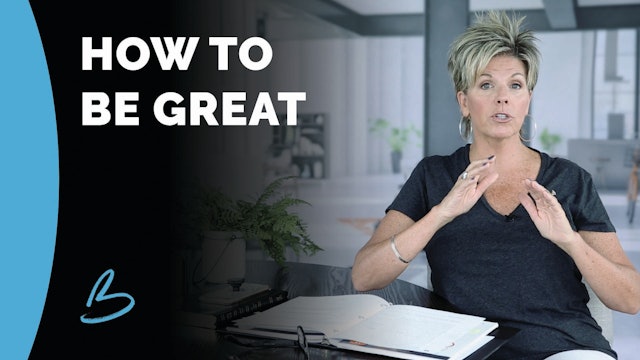 How To Be Great