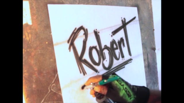 Scribble Name"Robert"
