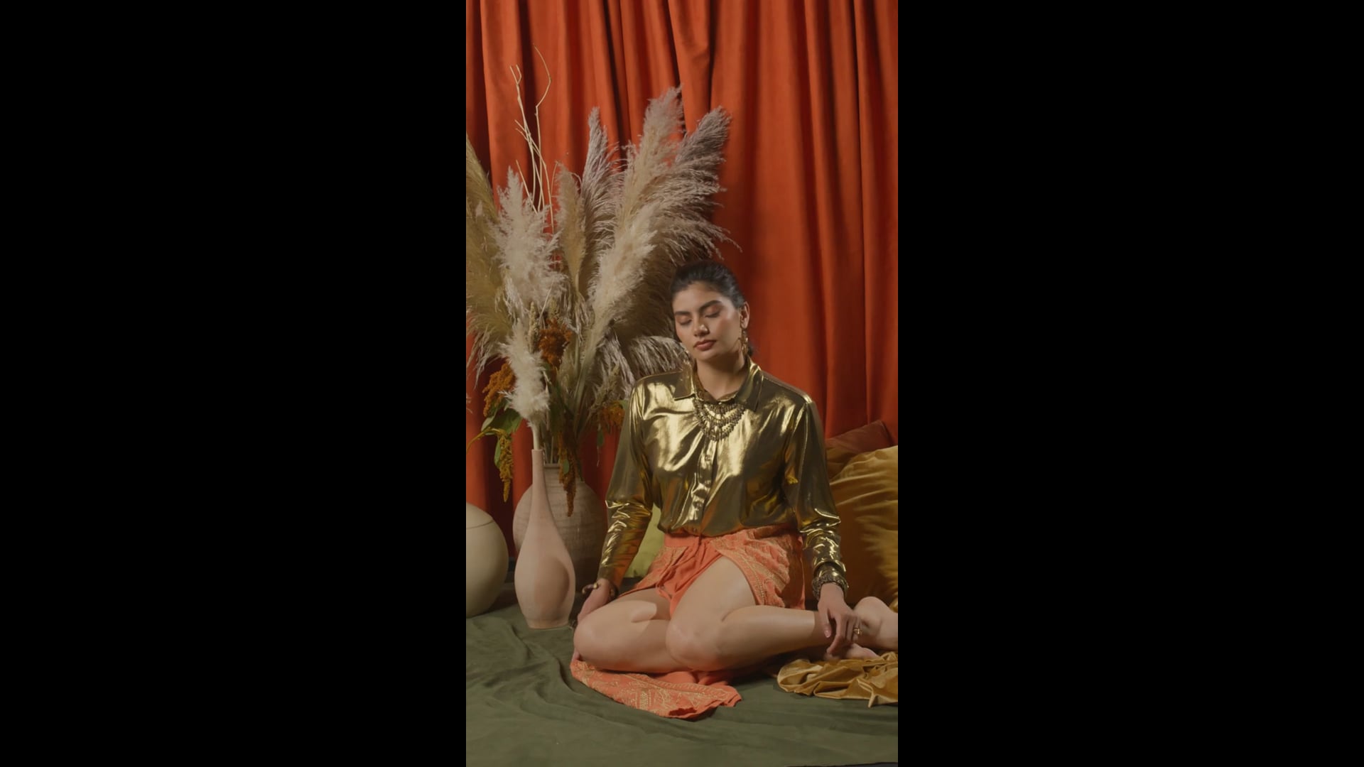 Confident Model in Full Frame