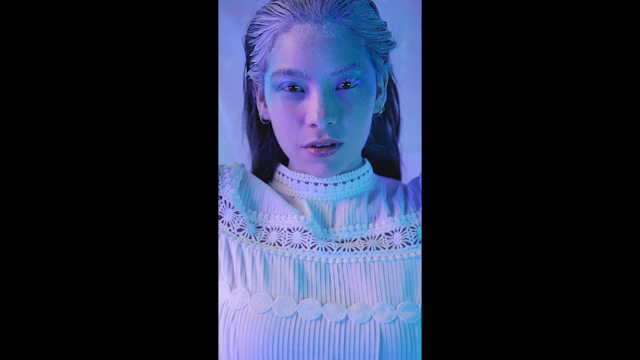 Portrait of a Fashion Woman with Silver Makeup