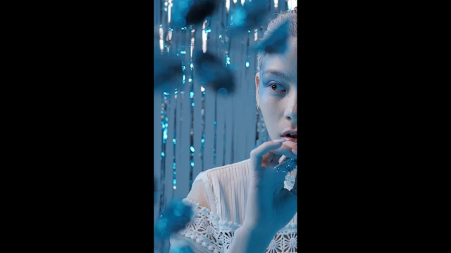 Winter Fashion Cold Looking Woman