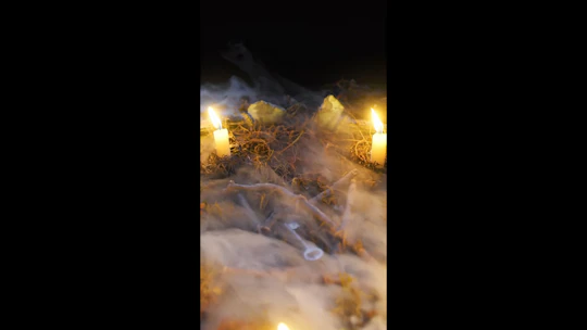 Vertical Shot of Witchy Hands