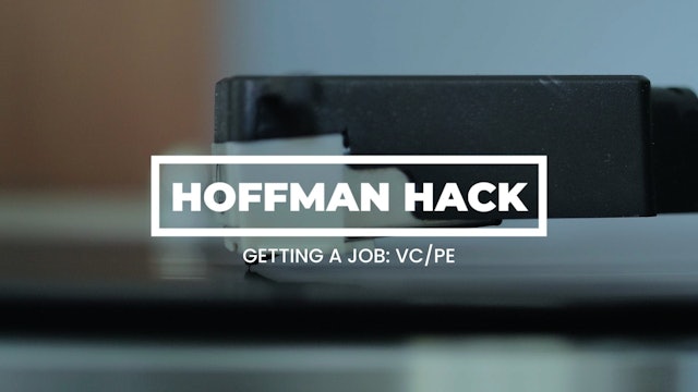 Hack: Getting a Job: VC/PE 