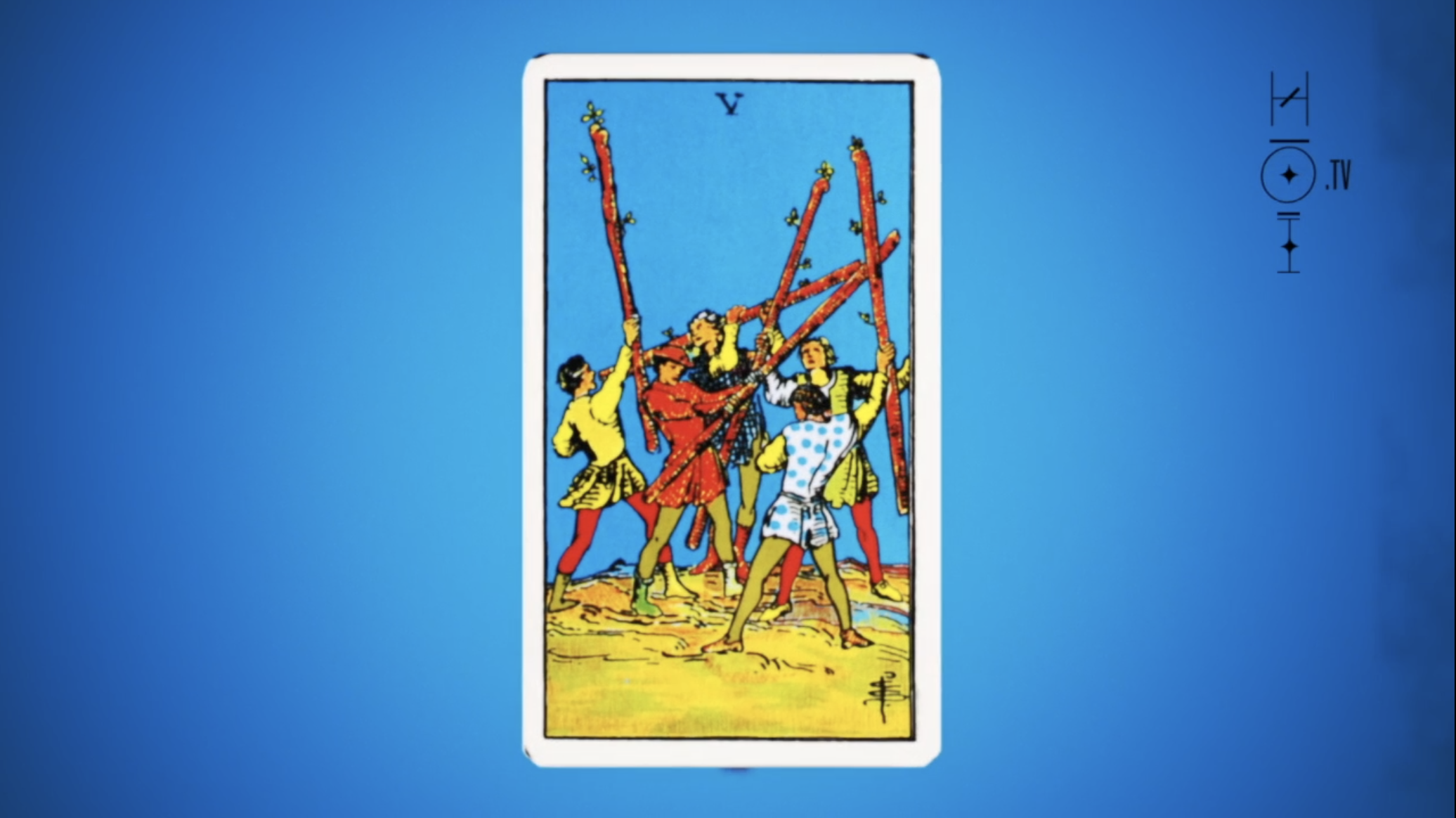 Minor Arcana - Five of Wands