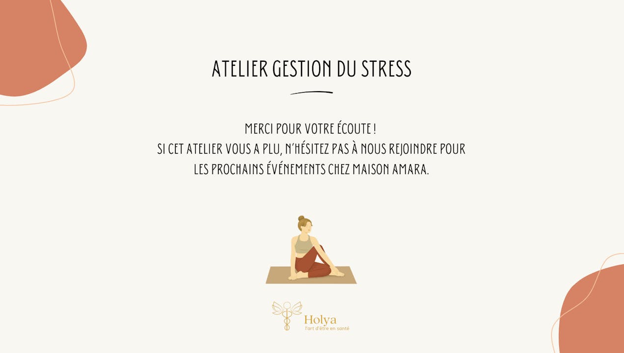 Atelier gestion du stress