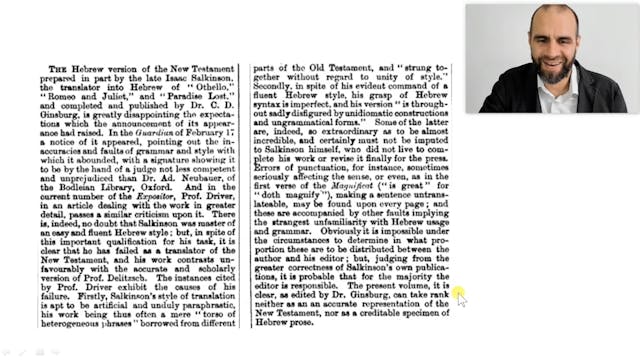 History #36 ✡ How Was Salkinson's Tra...