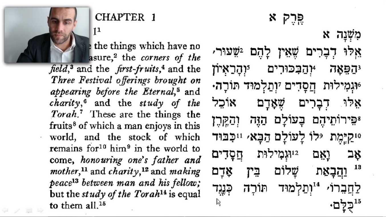 #12 ✡ Peah 1:1-2:6