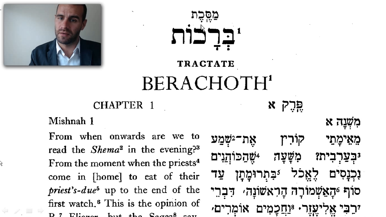 #5 ✡ Brachot 1:1