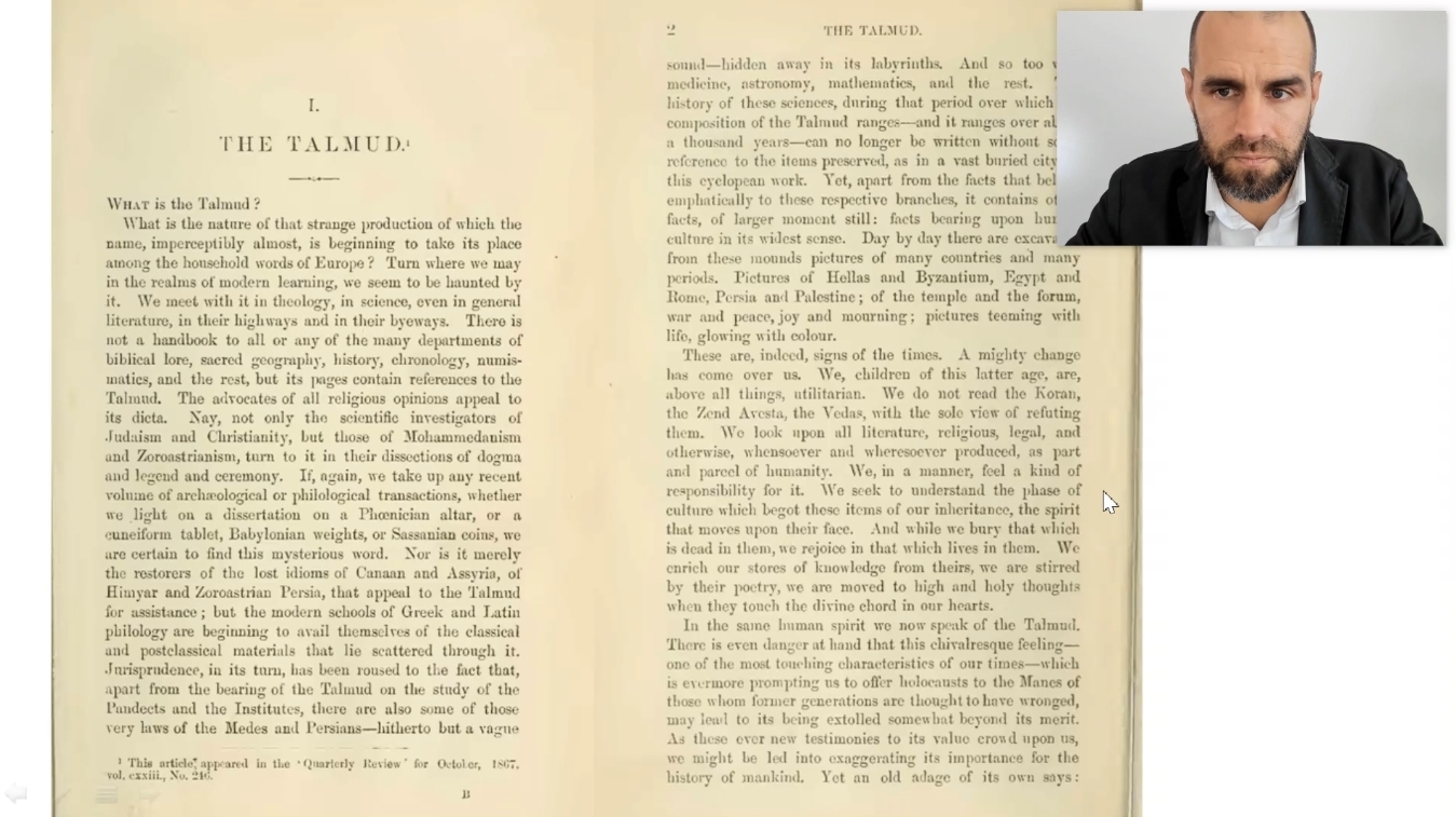 History #23 ✡ One Man Dared Speak of the Jewishness of Jesus (Emanuel Deutsch 3)