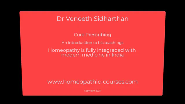 Veneeth course 3 – Bonus – Homeopathy fully integrated in India