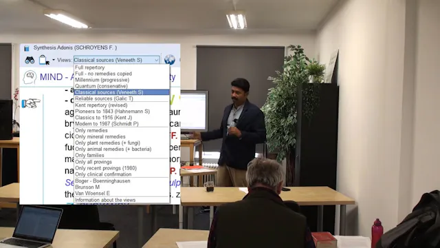 Veneeth course II - Bonus 3 - Dr Veneeth: his Repertory View in Synthesis Adonis