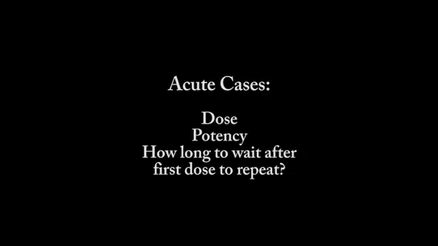 Course Posology Part 2 – E