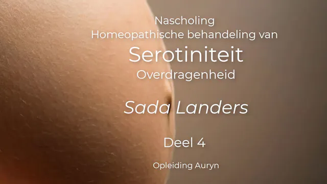 Serotiniteit Deel 4A
