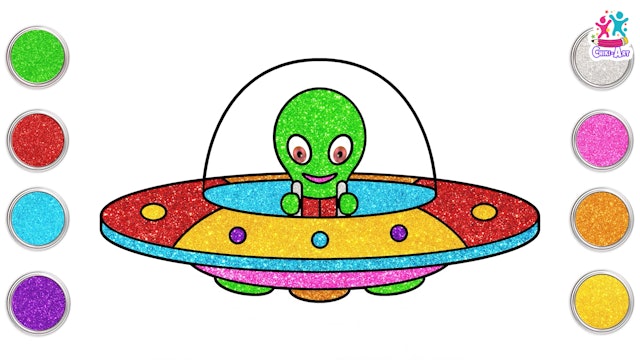 Chiki Art - Alien Ufo