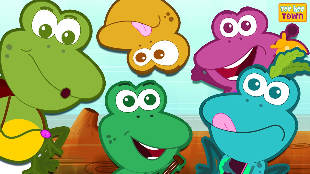 Five Little Speckled Frogs - HooplaKidz Plus - Fun and Educational Videos