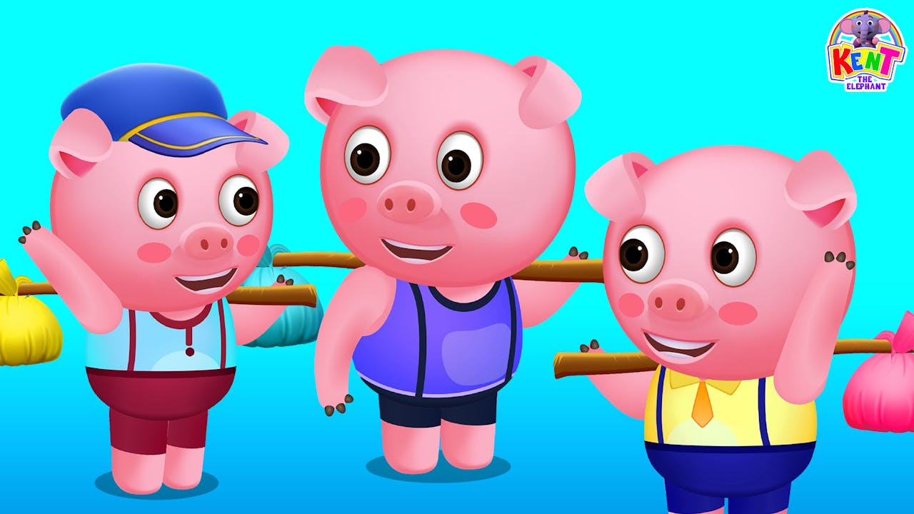 Three Little Pigs - HooplaKidz Plus - Fun and Educational Videos