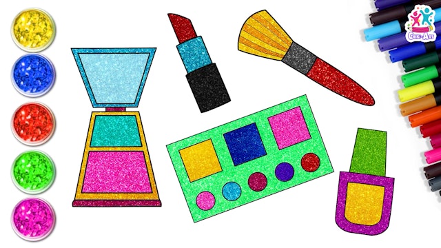 How To Draw A Makeup Kit