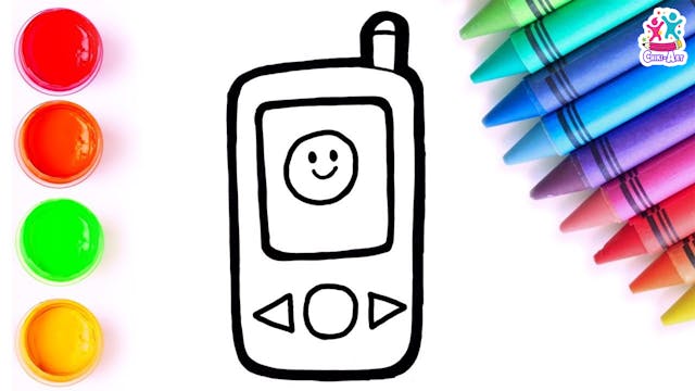 Cellphone - Coloring & Drawing