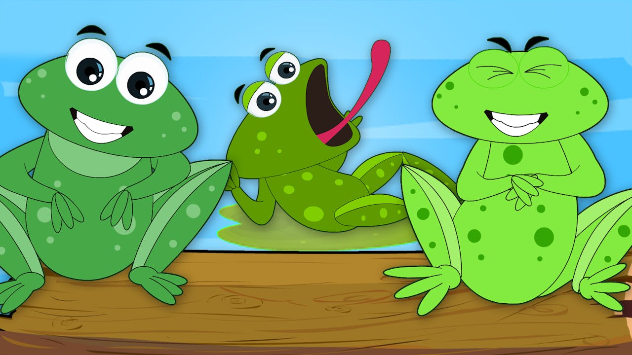 Five Little Speckled Frogs - HooplaKidz Plus - Fun and Educational Videos