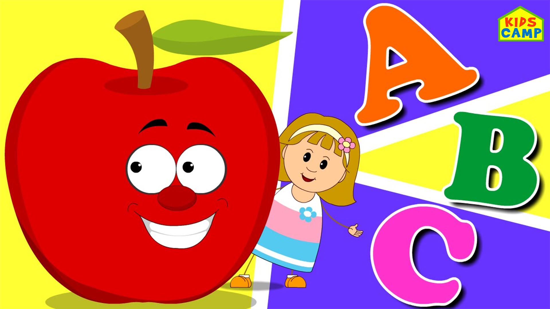 KidsCamp - ABC Phonics Song - HooplaKidz Plus - Fun And Educational Videos