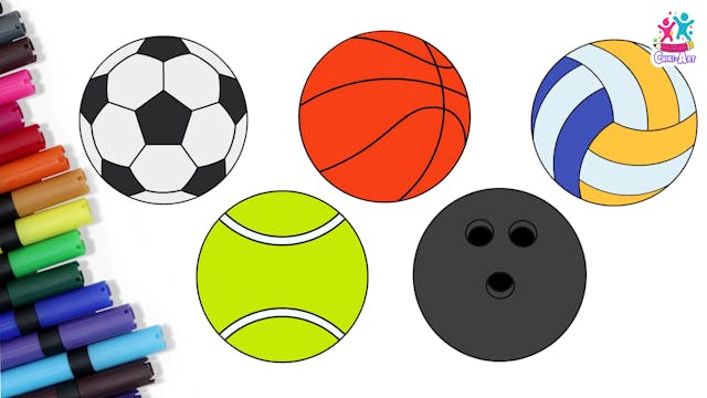 How To Draw Sports Balls