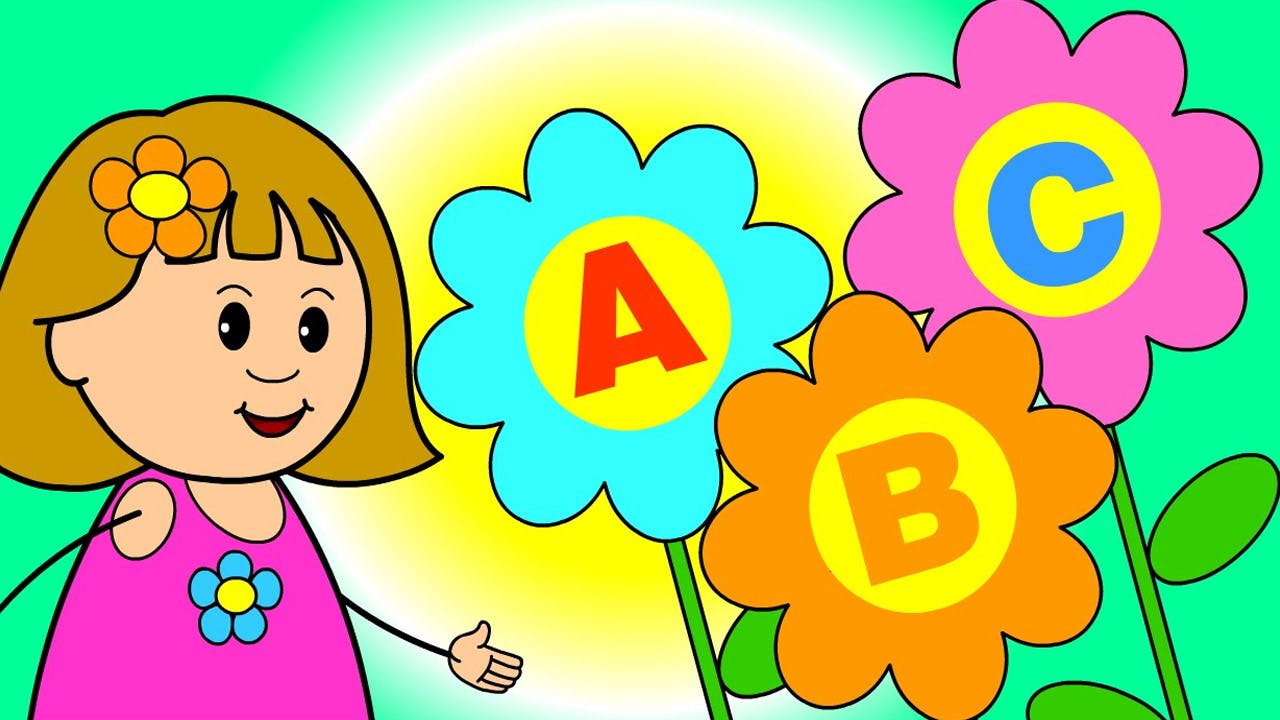 ABC Song With Flowers HooplaKidz Plus Fun and Educational Videos