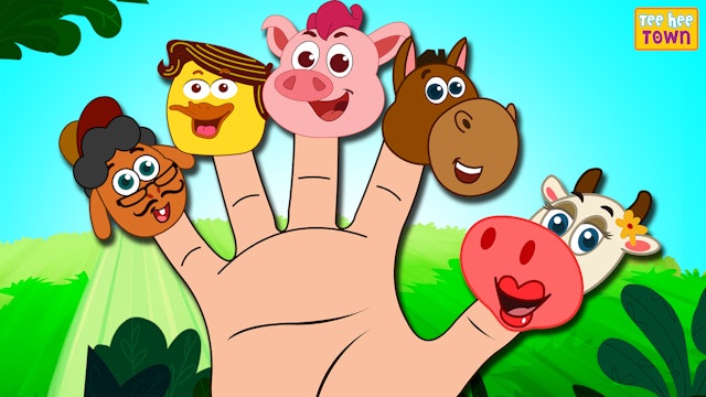 Learn Animals With Finger Family Song