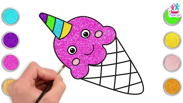 Chiki Art - Unicorn Ice Cream
