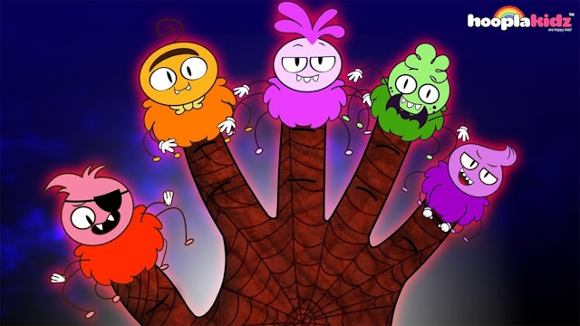 HooplaKidz - The Spider Finger Family
