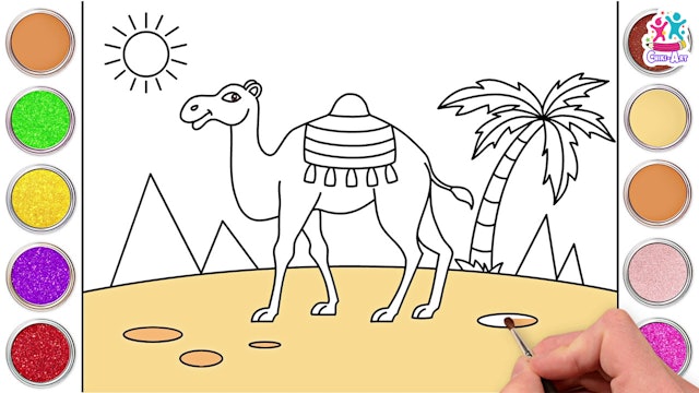 Chiki Art - How to Draw A Desert