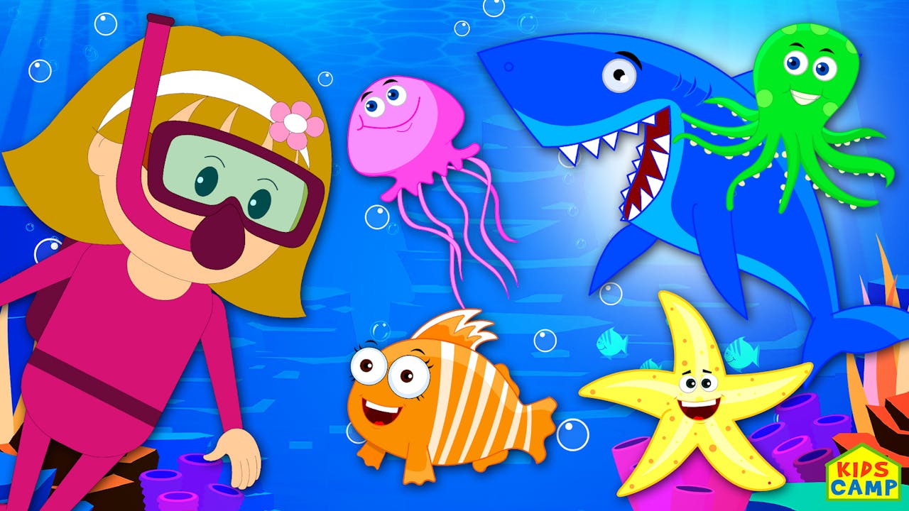 KidsCamp - Ten Little Baby Sharks - Season 1 - HooplaKidz Plus - Fun ...