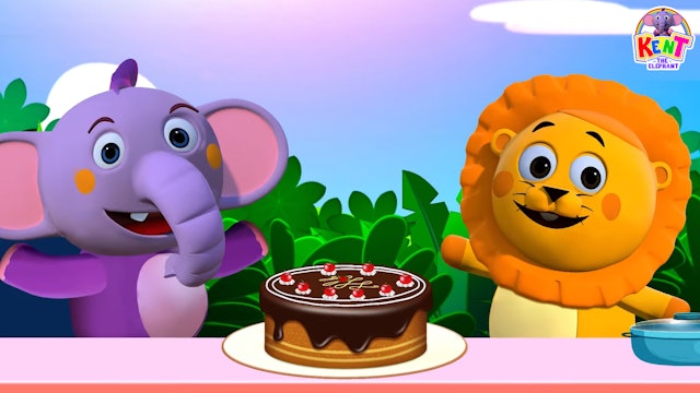 Kent The Elephant - Sharing A Cake