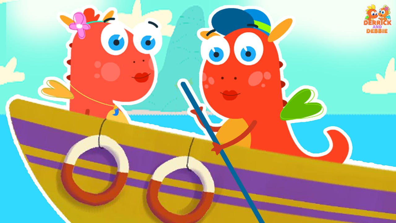 Row Row Row Your Boat - HooplaKidz Plus - Fun and Educational Videos