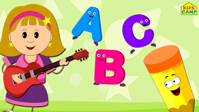 ABC Song - Elly Playing Guitar