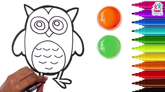 Chiki Art - How To Draw an Owl