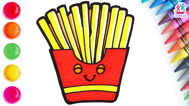 How To Draw A French Fries