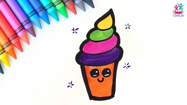 Chiki Art - How to Draw an Ice-cream
