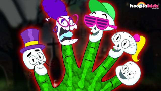 HooplaKidz - The Skeleton Finger Family