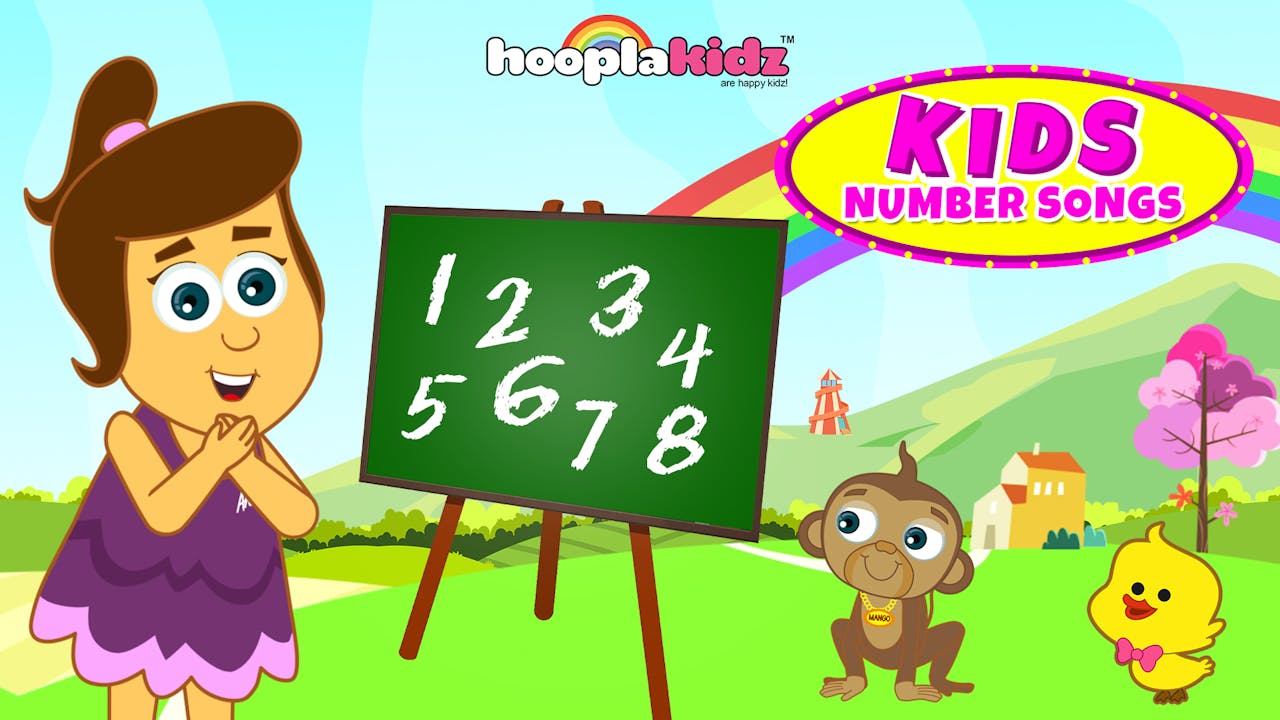 Kids Number Songs by HooplaKidz - HooplaKidz - ABC & 123 - HooplaKidz ...