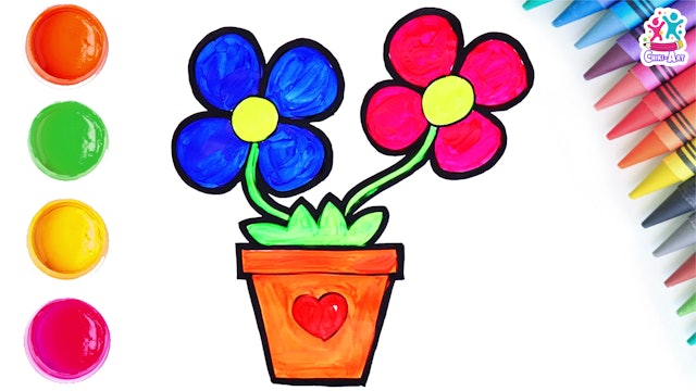 Flowers - Coloring & Drawing