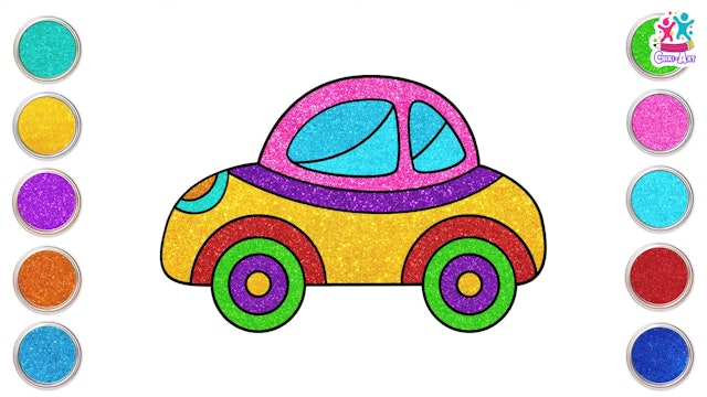 Chiki Art -  How to Draw a Car