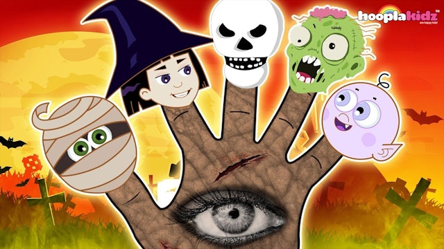 HooplaKidz - Spooky Hide And Seek Finger Family