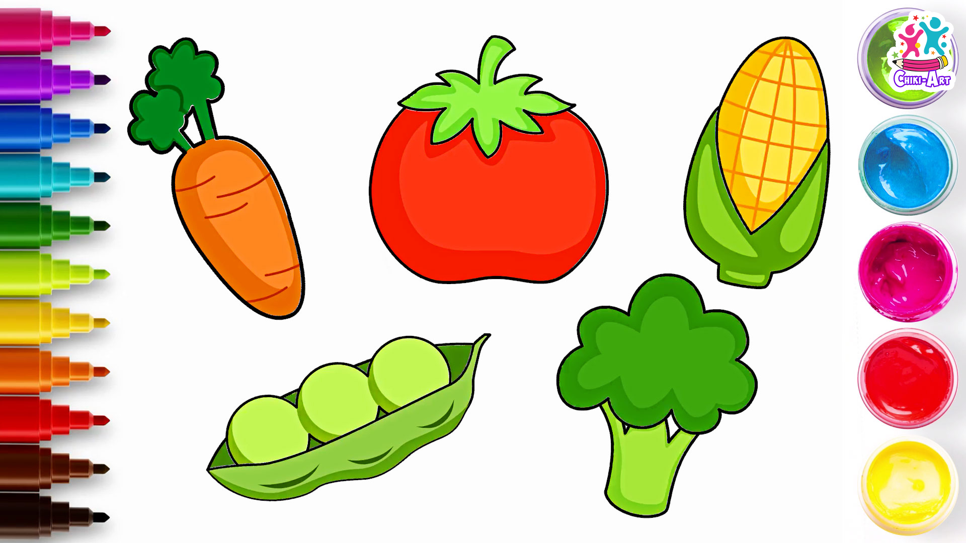 Lets Draw Easy Vegetables for Kids  Lets Draw Easy Vegetables for Kids   By Drawing Book  Facebook